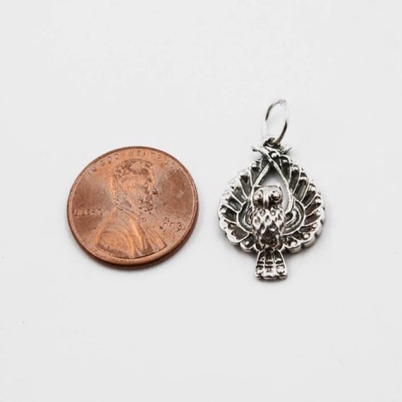 Pendentif Hibou En Argent Massif 925 - Neuf, Belle Finition, Pochette Offerte