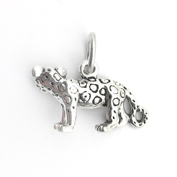 Leopard Sterling Silver Charm - image 4