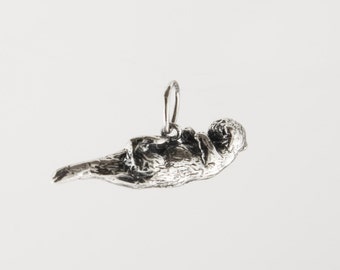 River Otter Sterling Silver Charm or Pendant