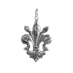 Sterlingzilveren Fleur de Lis-hanger