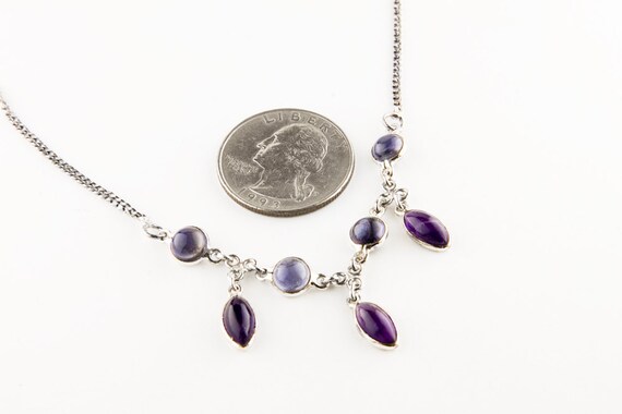 Purple Majesty Amethyst and Iolite Necklace - image 3