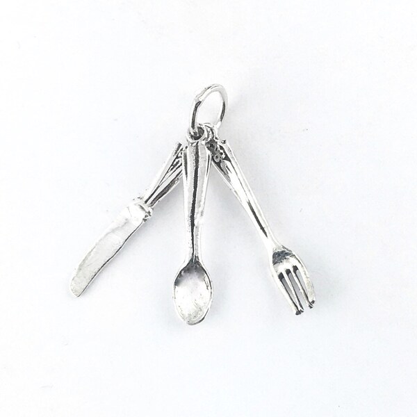 Silverware Charm Etsy
