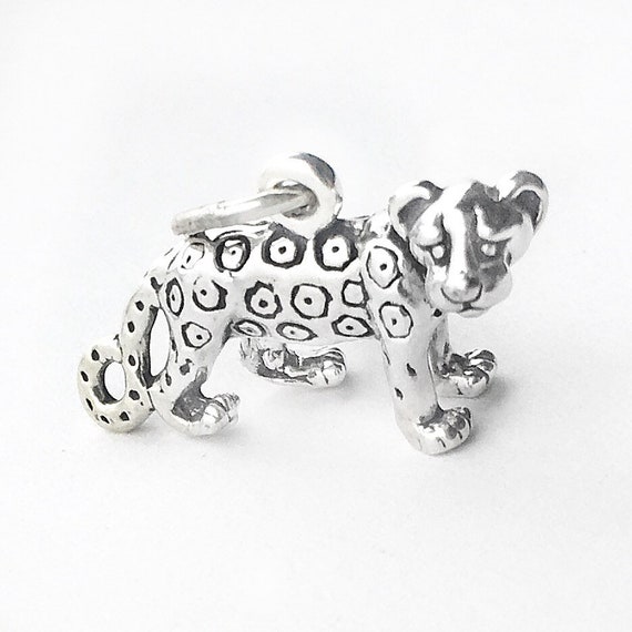 Leopard Sterling Silver Charm - image 2