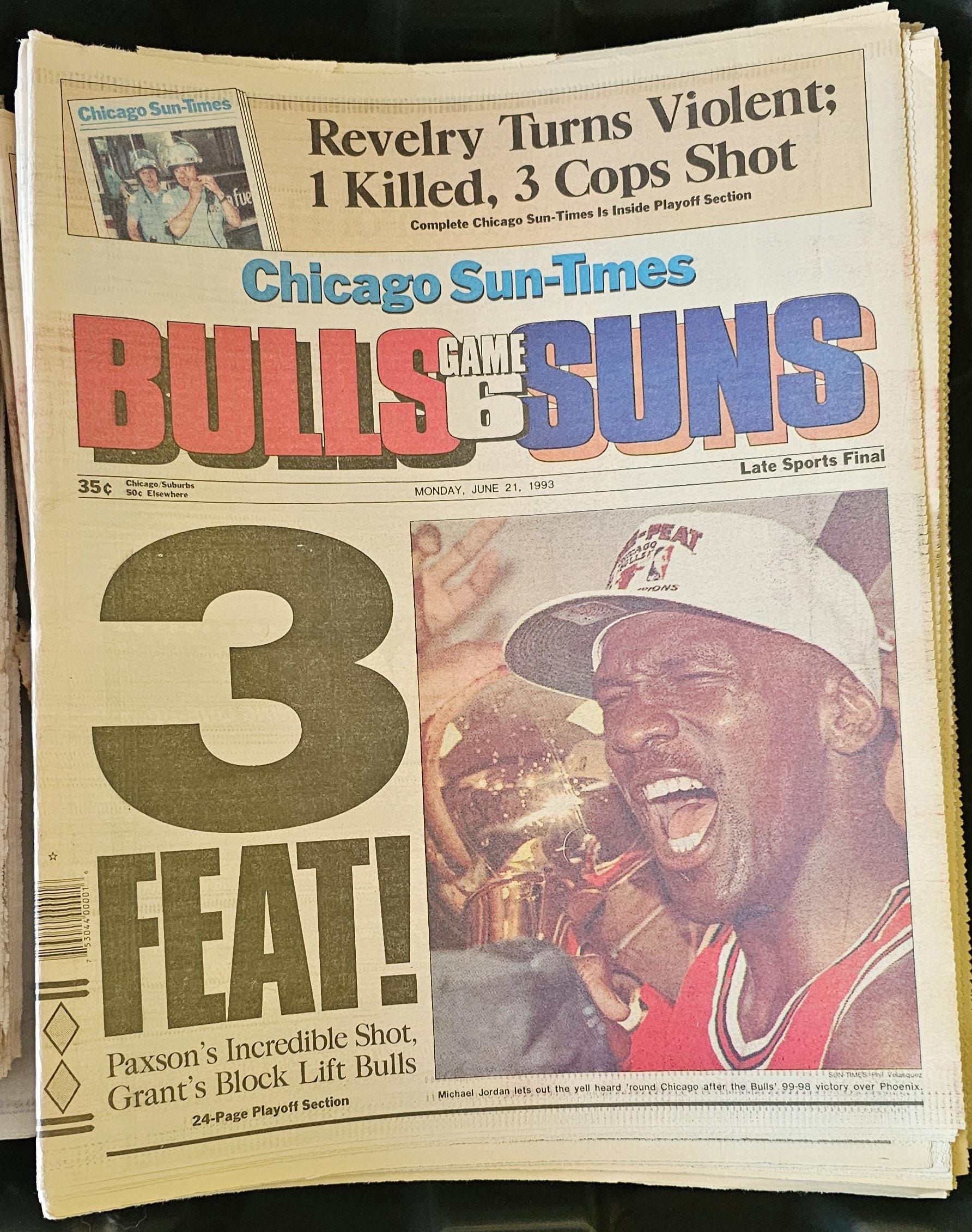 chicago bulls 1st 3 peat