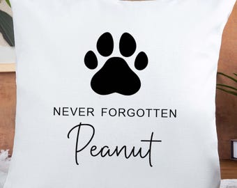 Custom Dog Pillow, Personalized Dog Pillow, Custom Pet Pillow, Cat Pillow Cover, Pet Memorial, Pet Loss Gift, Dog Lovers Gift, Dog Memorial