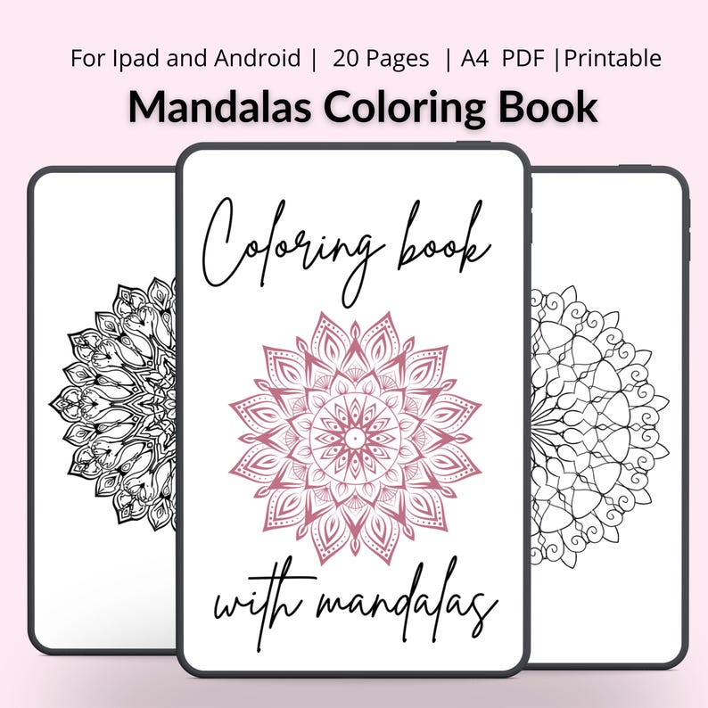 Mandala Coloring Book | Printable Adult Coloring Pages | Stress Relief ...