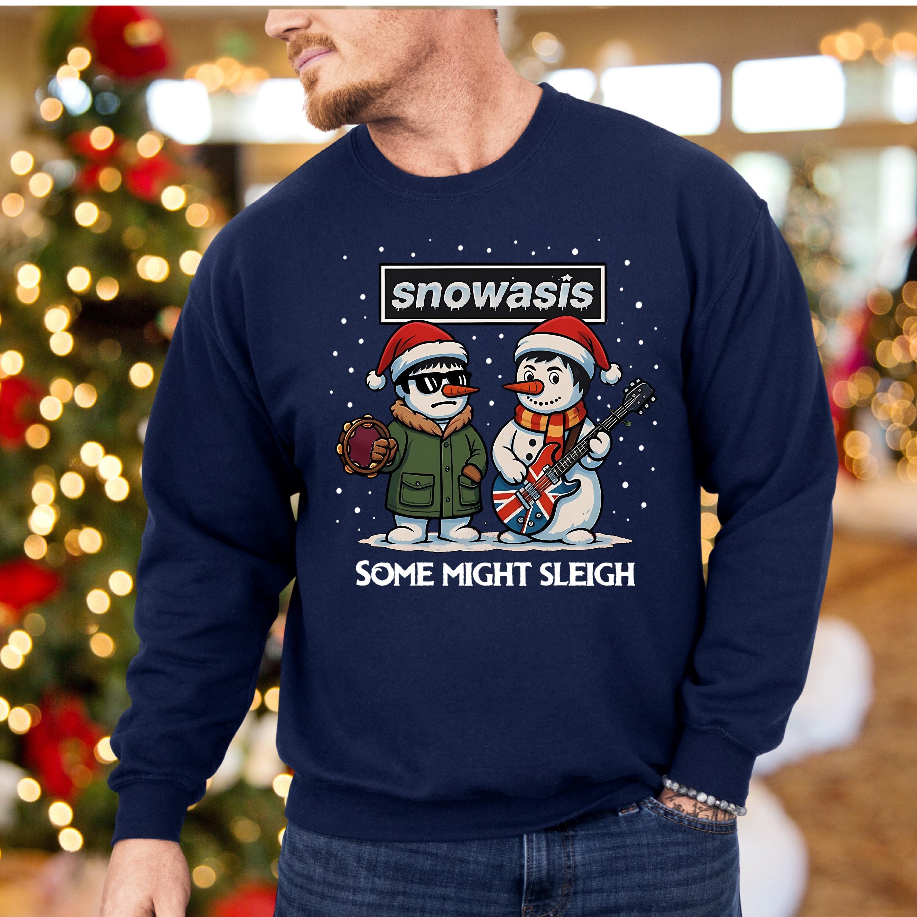 Bullshirt Men's Christmas Sweatshirt - Festive Heavy Blend Sweater For Holiday Season (Large, White) - View #7