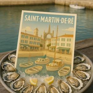 Saint-Martin-De-Ré Poster EDITION Ile de Ré