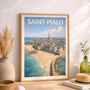 Affiche de Bretagne, Saint-Malo