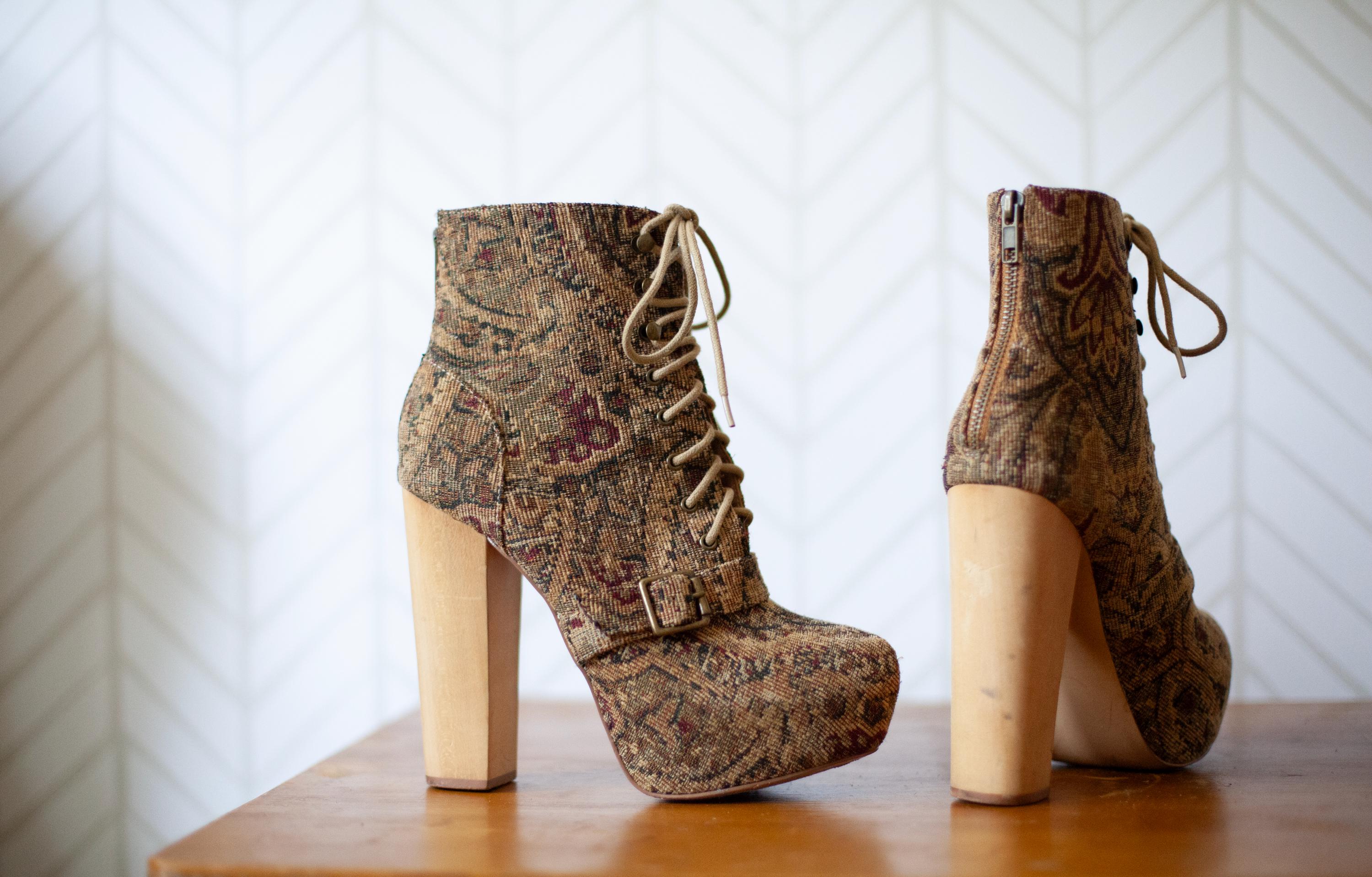 Peep Toe Leopard Stiefeletten Stiefelette Stiefel Leo Print Ankle