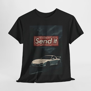 Maglietta con logo "Rx7 Send It Box"