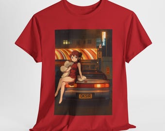 T-shirt unisexe en coton JDM Anime NSX Night Drive, style streetwear