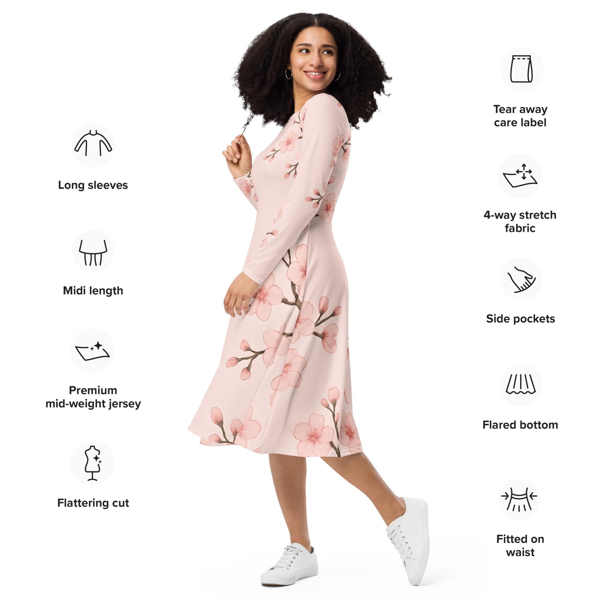 white christmas dresses Honey Dress in Cherry Blossom S main image 0