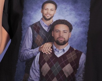 Pósteres de baloncesto de Stephen Curry y Klay Thompson, de bootleg retro, de bootleg retro, de step brothers.