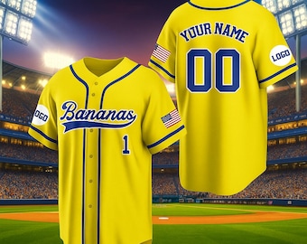Camiseta de béisbol amarilla personalizada, logotipo con el número del equipo personalizado, regalo deportivo divertido, regalos de cumpleaños para hombres, mujeres, niños pequeños y niños. Camiseta de Kj.jackson