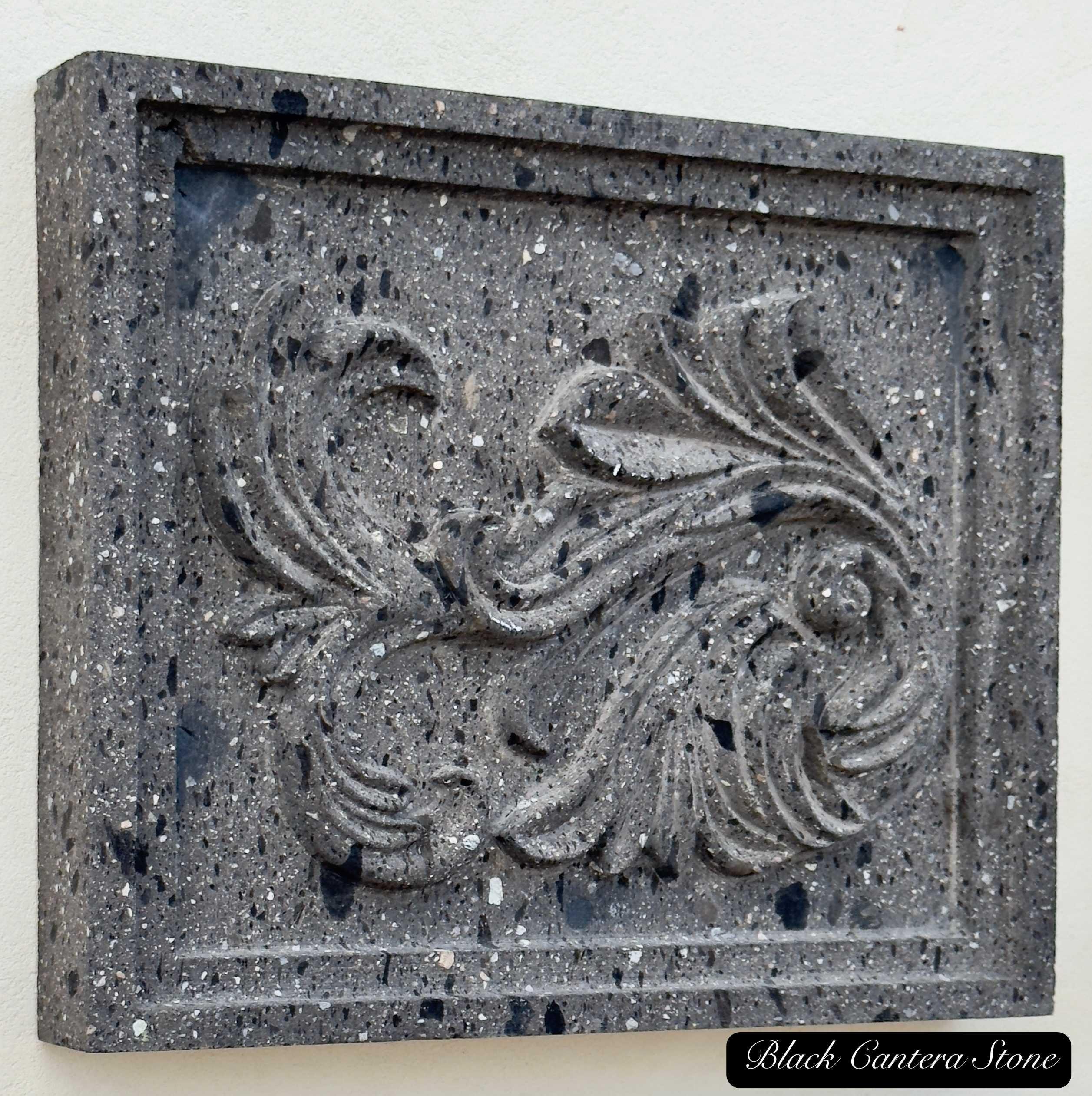 Custom Limestone Pattern Museum – Custom Hand-carved Limestone or Cantera Stone Fireplace Mantel ...
