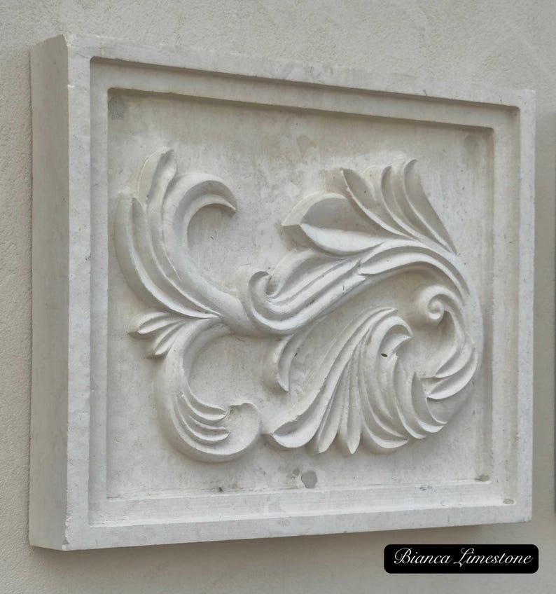 Custom Limestone Pattern Custom Limestone Fireplace – Modern Built-in Stone Fireplace Design - Etsy