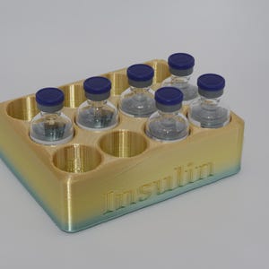 Insulin Vial Organizer - 12 slot