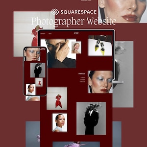 Portfoliosjabloon fotograaf | Redactioneel Squarespace 7.1 voor creatieven en fotobedrijven
