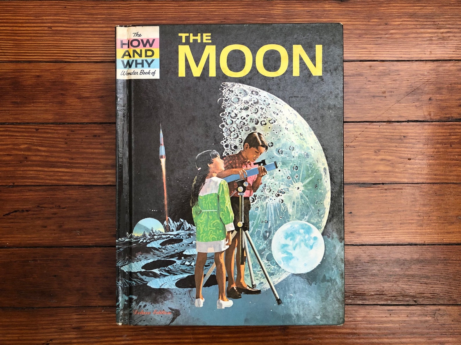 Children's Moon Book How and Why Wonder Book of the Moon Etsy