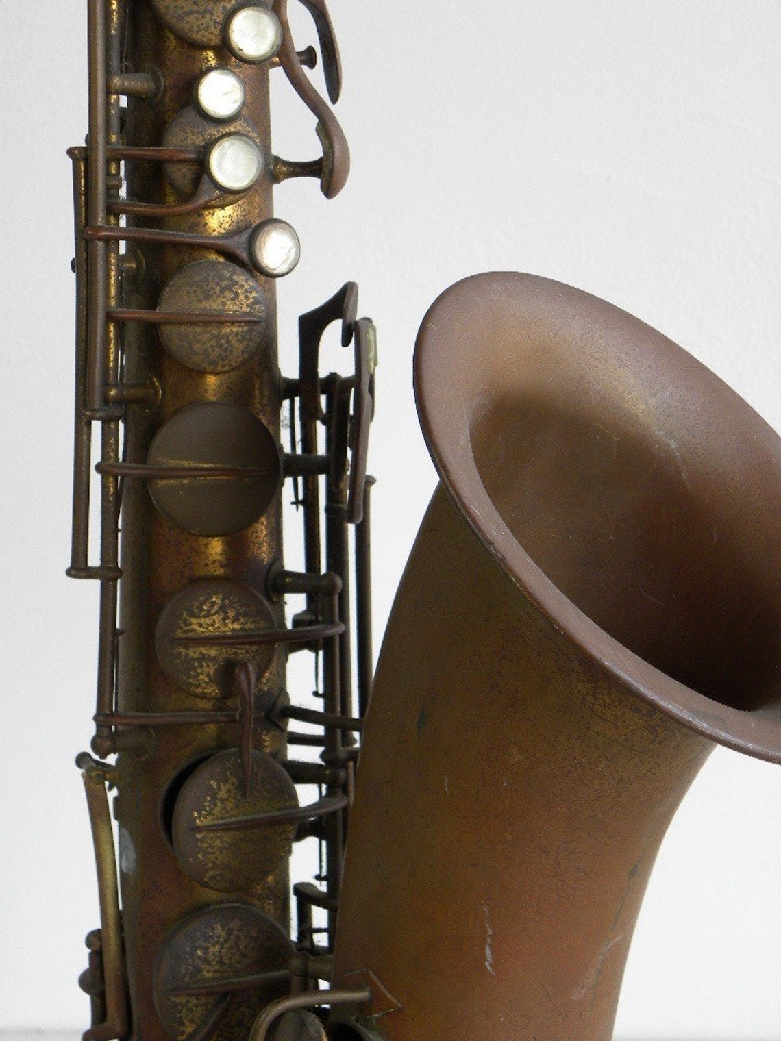 RESERVED for / Vintage Jazz Old Saxophone with Etsy