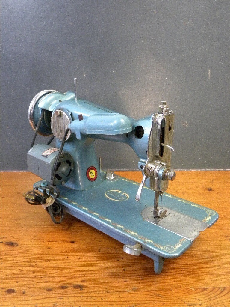 RESERVED / Metallic Blue Morse 200 DeLuxe Sewing Etsy