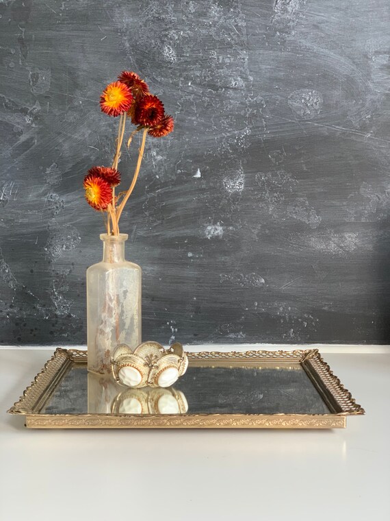 Vintage Mirror Vanity Tray Bar Bathroom Vintage Mirror Vanity Tray Bar