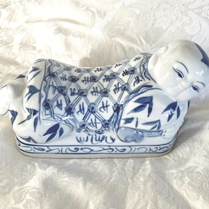 Mid-Century Chinese Porcelain Pillow