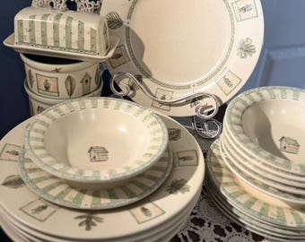 Vintage Alex Clark Rooster Pasta Bowls - Churchill Queens