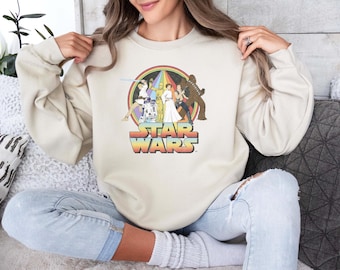 Star Wars Sweatshirt, Star Wars Characters Sweatshirt, Disney Star Wars Sweatshirt, Disneyland Hoodie, Star Wars Hoodie