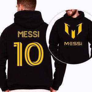 a man wearing a hoodie with the number 10 on it