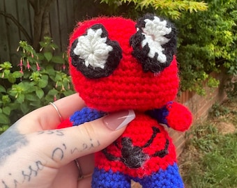 Spider-Man crochet plushie