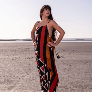 Long Dress Elegant, Open Back Maxi Dress, Turquoise Dress, Boho Dress, Open Naked Back Dress, Boho bohemian Maxi back tie dress, Leg Slit
