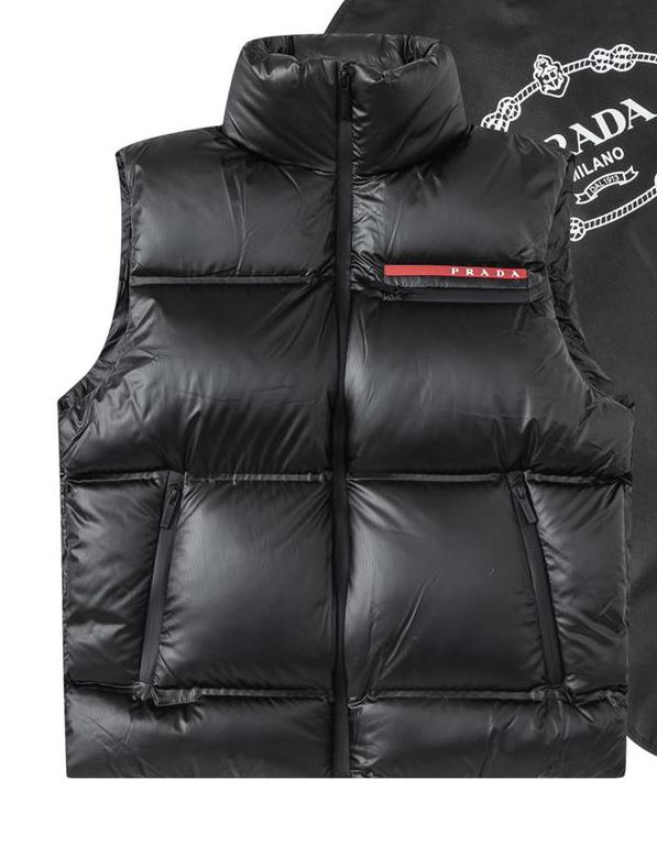 1996 MEN PRADA LEATHER DOCKING VEST