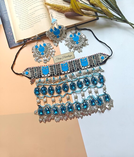 アフガニスタン　クチ　チョーカー ハンドメイドのアフガニスタン クチ トライバル チョーカー