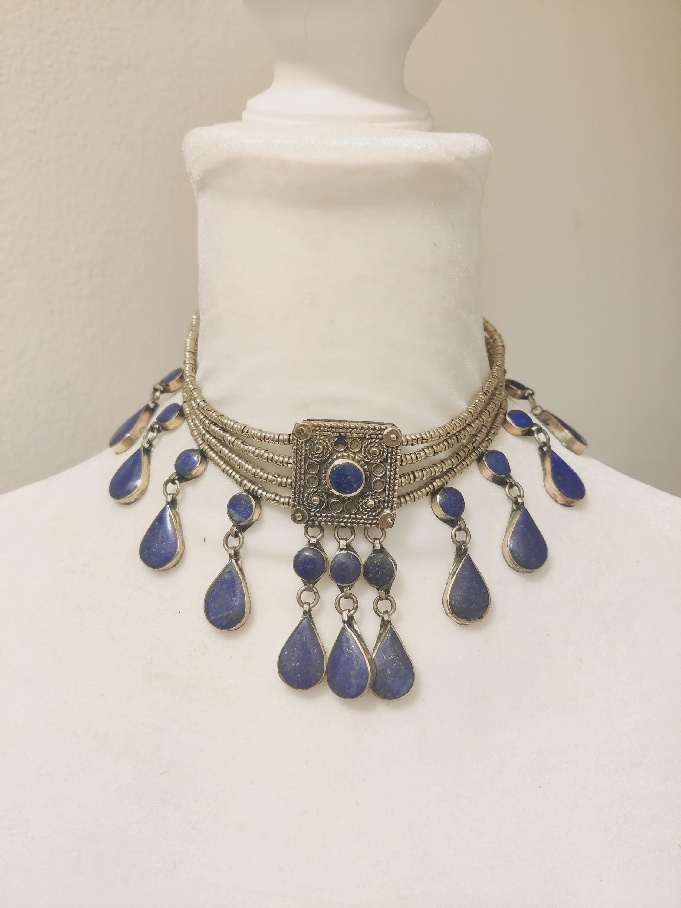 Lot De Bijoux Ethniques Vintage - Colliers Et Pendentifs Anciens, Occasion