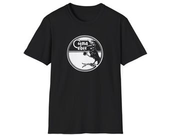 Koszulka China Rider Crow, hołd dla Grateful Dead, unisex, softstyle