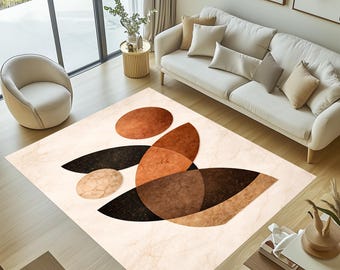 Tapis abstrait moderne, Tapis abstrait, Tapis abstrait géométrique, Tapis abstrait, Tapis de salon, Tapis design abstrait, Tapis à motifs géométriques
