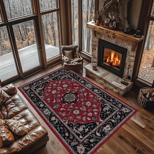 Traditional Pattern Rug, Traditional Area Rug, Oriental Style Rug, Traditional Motif Rug, Persian Rug, Oriental Area Rug, Traditional Rug