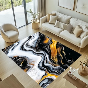 Tapis en marbre, Carpette en marbre, Tapis effet marbre, Tapis sur le thème du marbre, Moquette en marbre, Décoration en marbre, Tapis texturé en marbre, Tapis en marbre doré