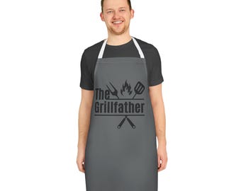 The Grillfather Grillschürze: Fleckenfreie Polyester-Grillschürze