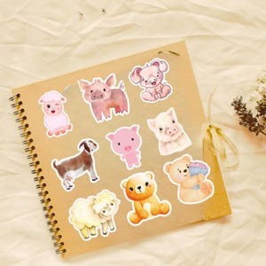 Cute Animal Clipart Bundle, Cute Puppy PNG, Cartoon Dog, 63 High Quality Images, Printable Baby Animals, Digital Paper Craft, Commercial Use
