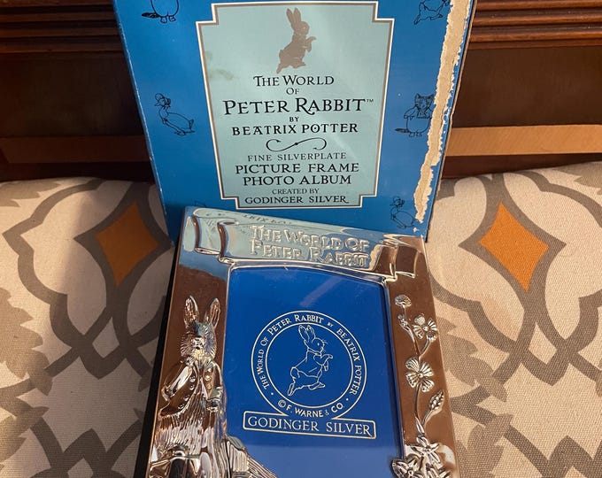 Vintage Peter Rabbit Silverplate Photo Album in Original Box - Etsy
