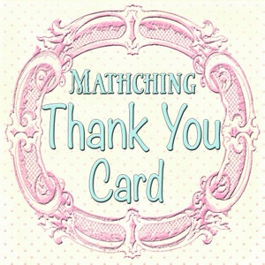 Matching Thank You Card to any design in my shop, or your custom design
