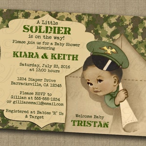 Camo Baby Shower Invitation Camo baby boy camo Baby Shower baby camo invitations - DIY Printable