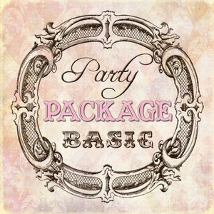 DIY Printable Party Package Made To Match Any Invitation In The Shop -- BASIC PACKAGE
