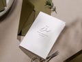 Wedding day folded card (d2) - to my mom dad mother father in law brother sister on my wedding day custom card with envelope thank you