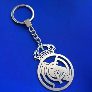 FC Real Madrid Stainless Steel Keychain