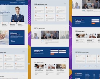 Elementor Template Kit | Life Coaching WordPress Website Design, Elementor Theme, Modern WordPress Website, Feminine Website Template, Coach