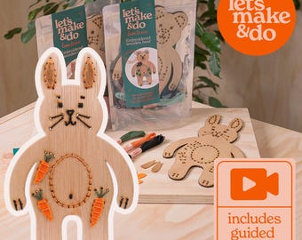Kaninchen nähen lernen: Anfänger Set, Hand nähen mit Video-Tutorial